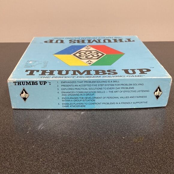 Vintage Thumbs Up The Perfect Problem Solving Board Game Rare - Picture 10 of 13